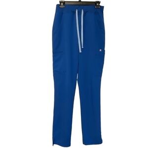 Figs Blue Cargo Pharmacist Surgeon Nurse Doctor Scrub Pants Size Small GUC #7654